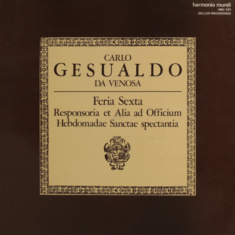 Gesualdo: Feria Sexta