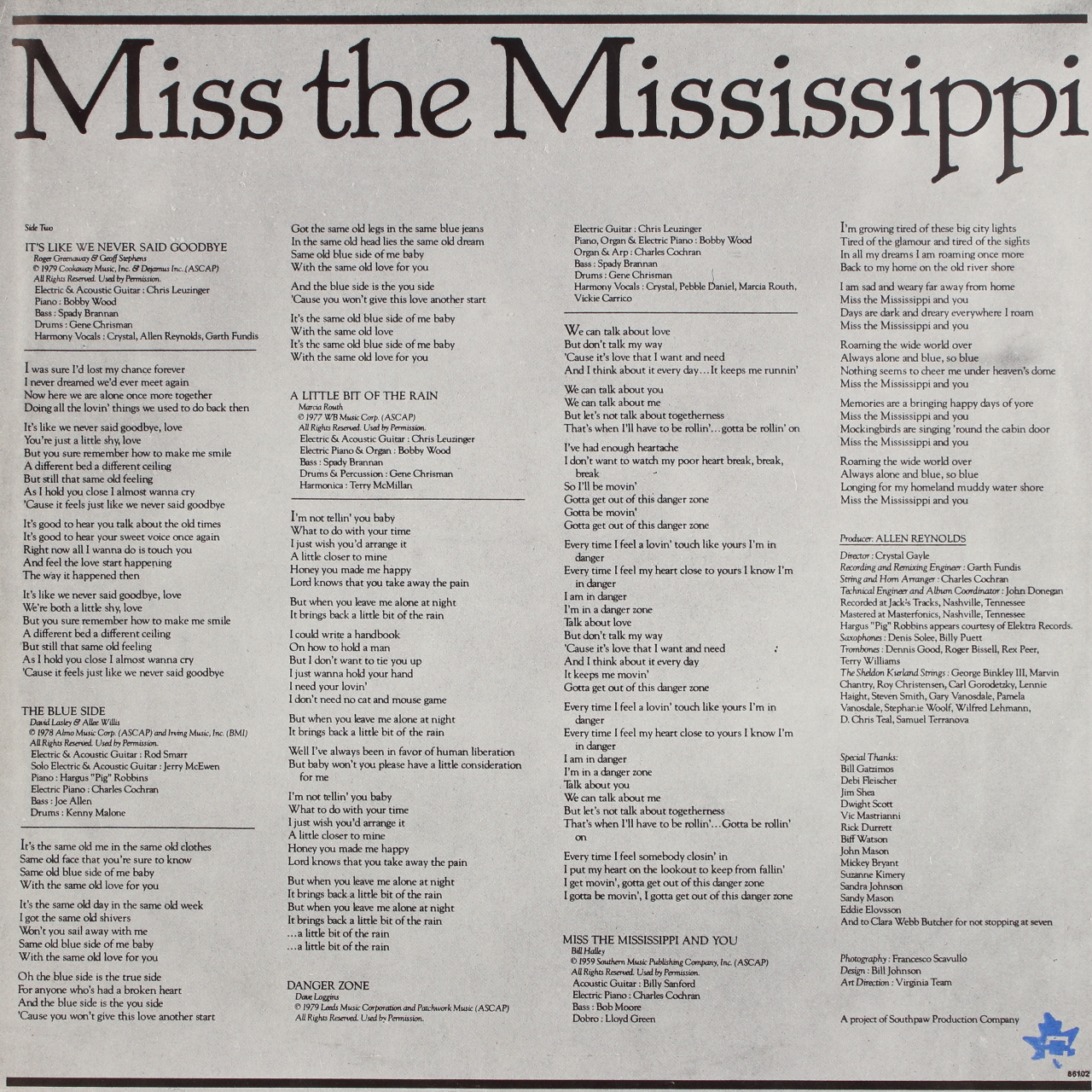 Miss the Mississippi