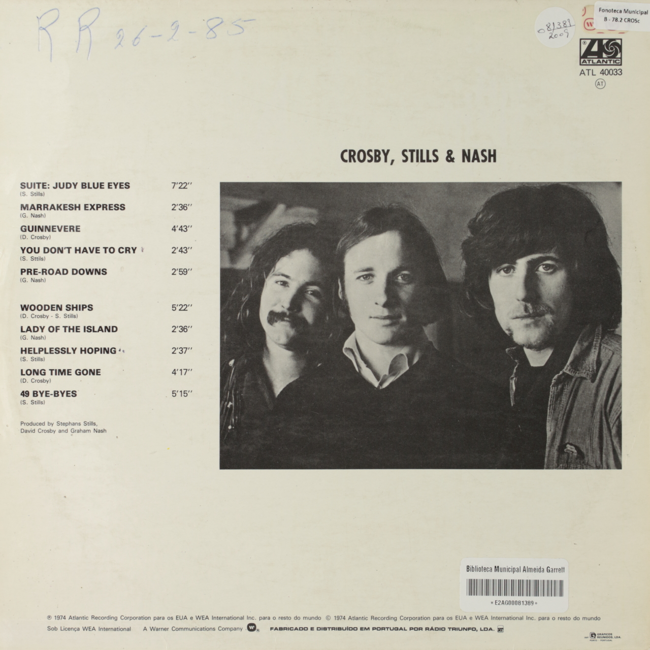 Crosby, Stills & Nash
