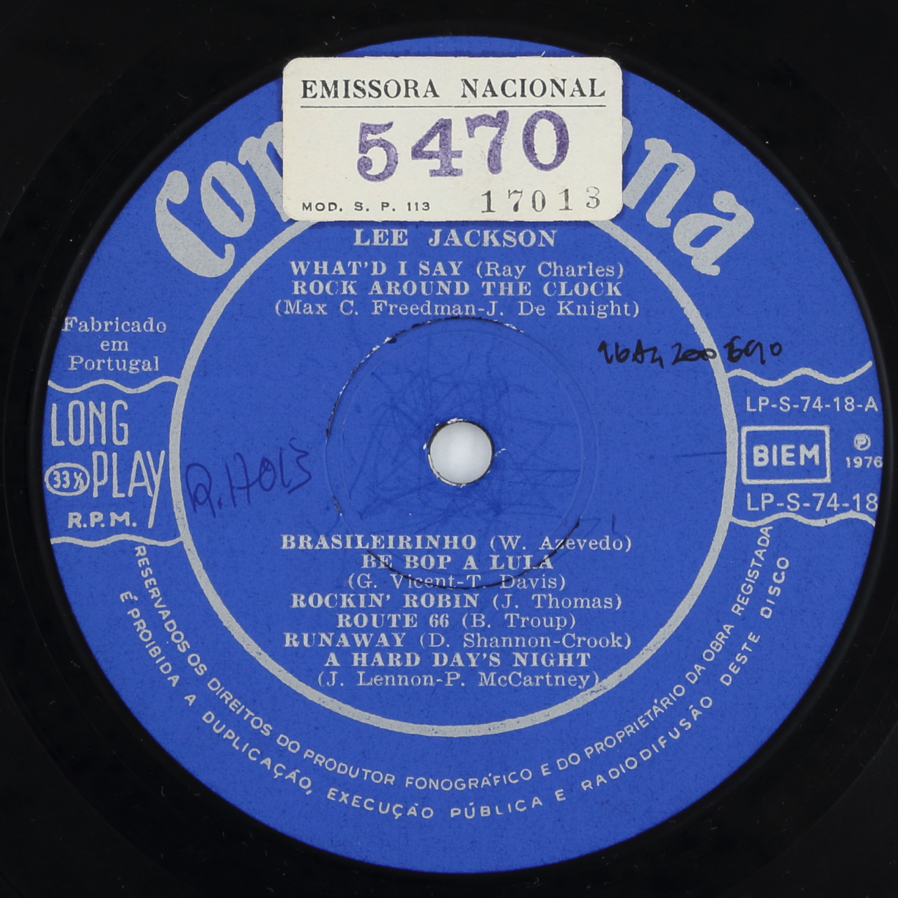 Bill Halley Presents Lee Jackson