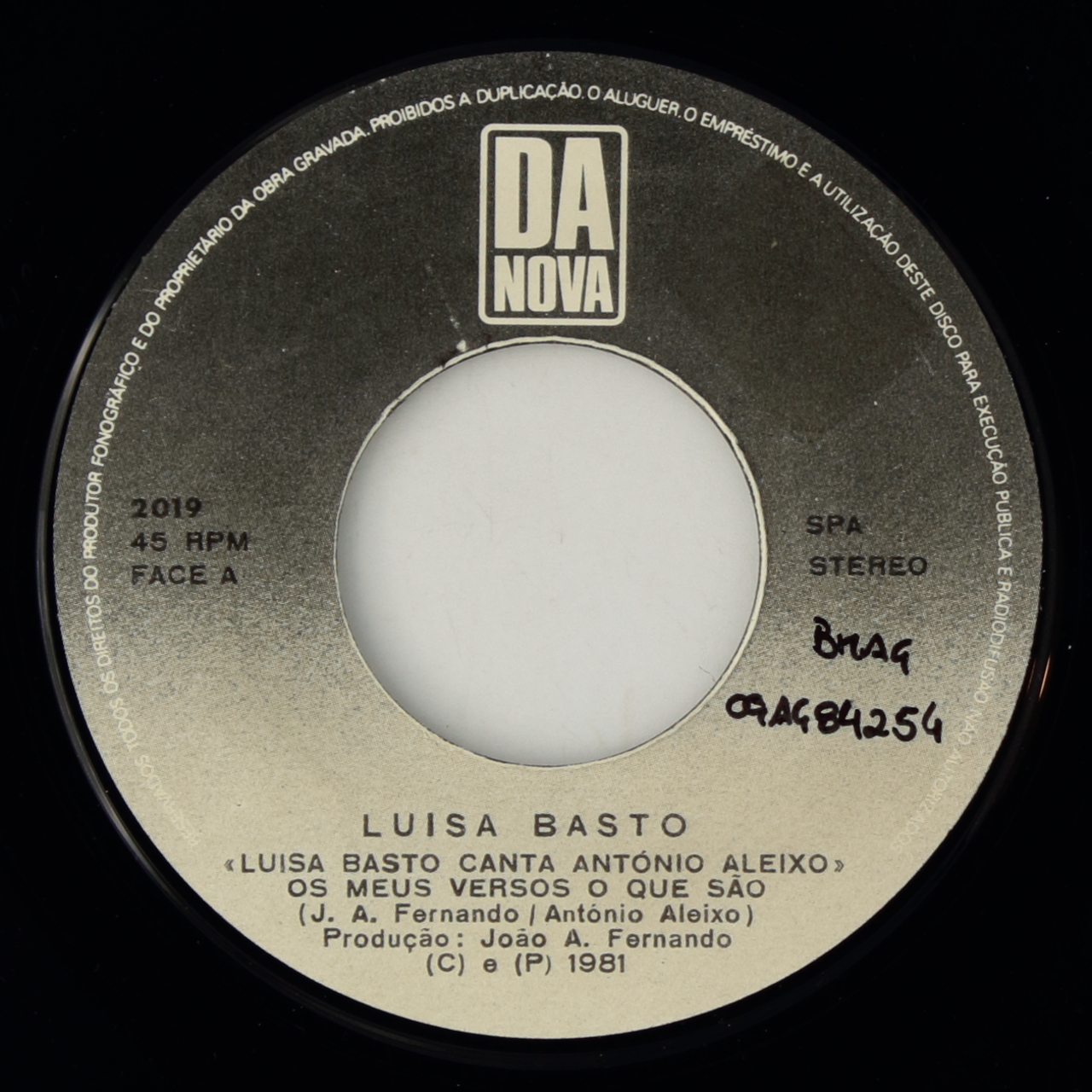 Luísa Basto canta António Aleixo