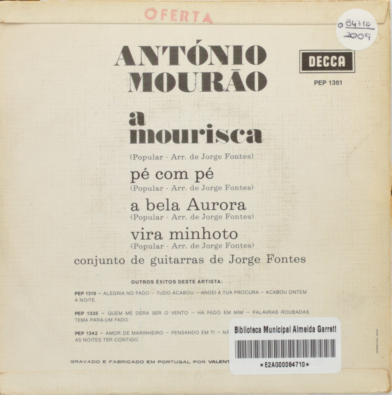 A mourisca