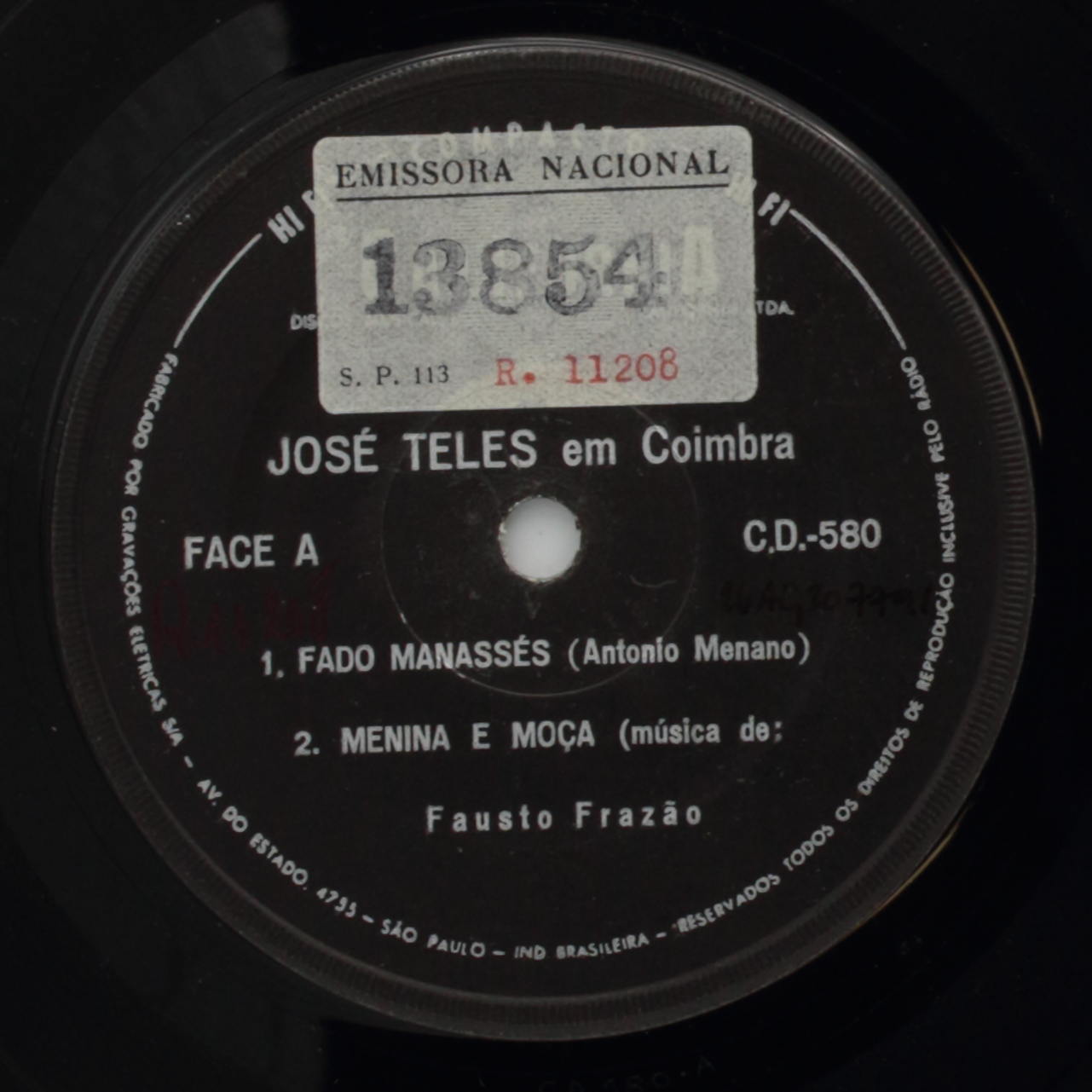 José Teles em Coimbra
