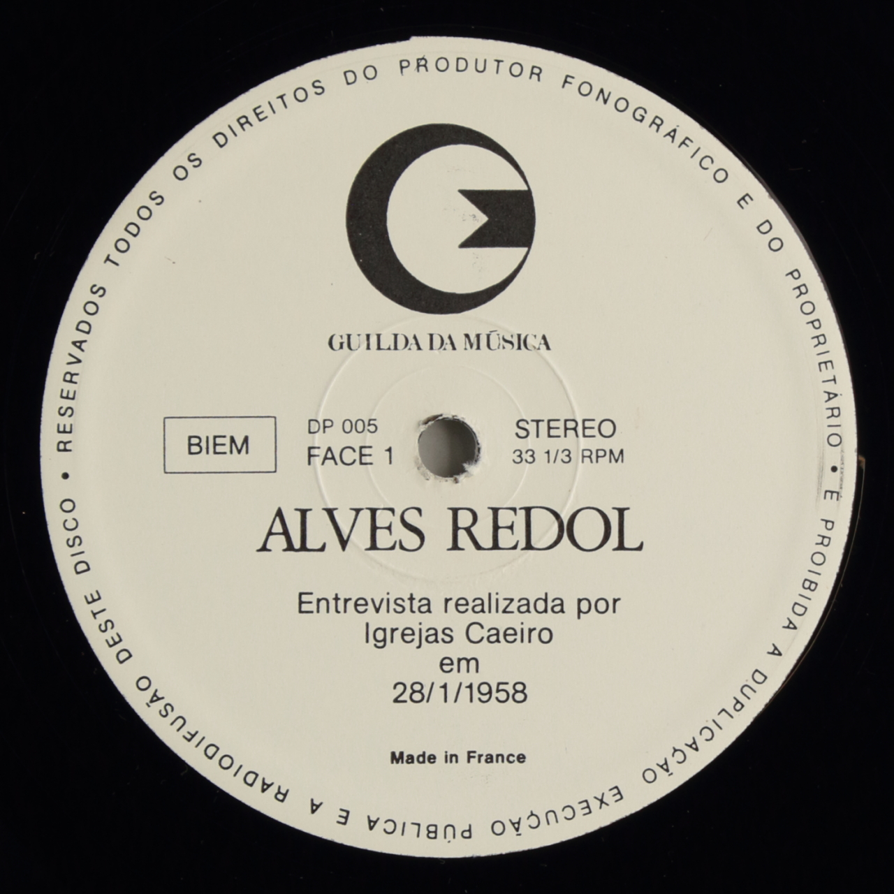 Entrevista 1: Alves Redol