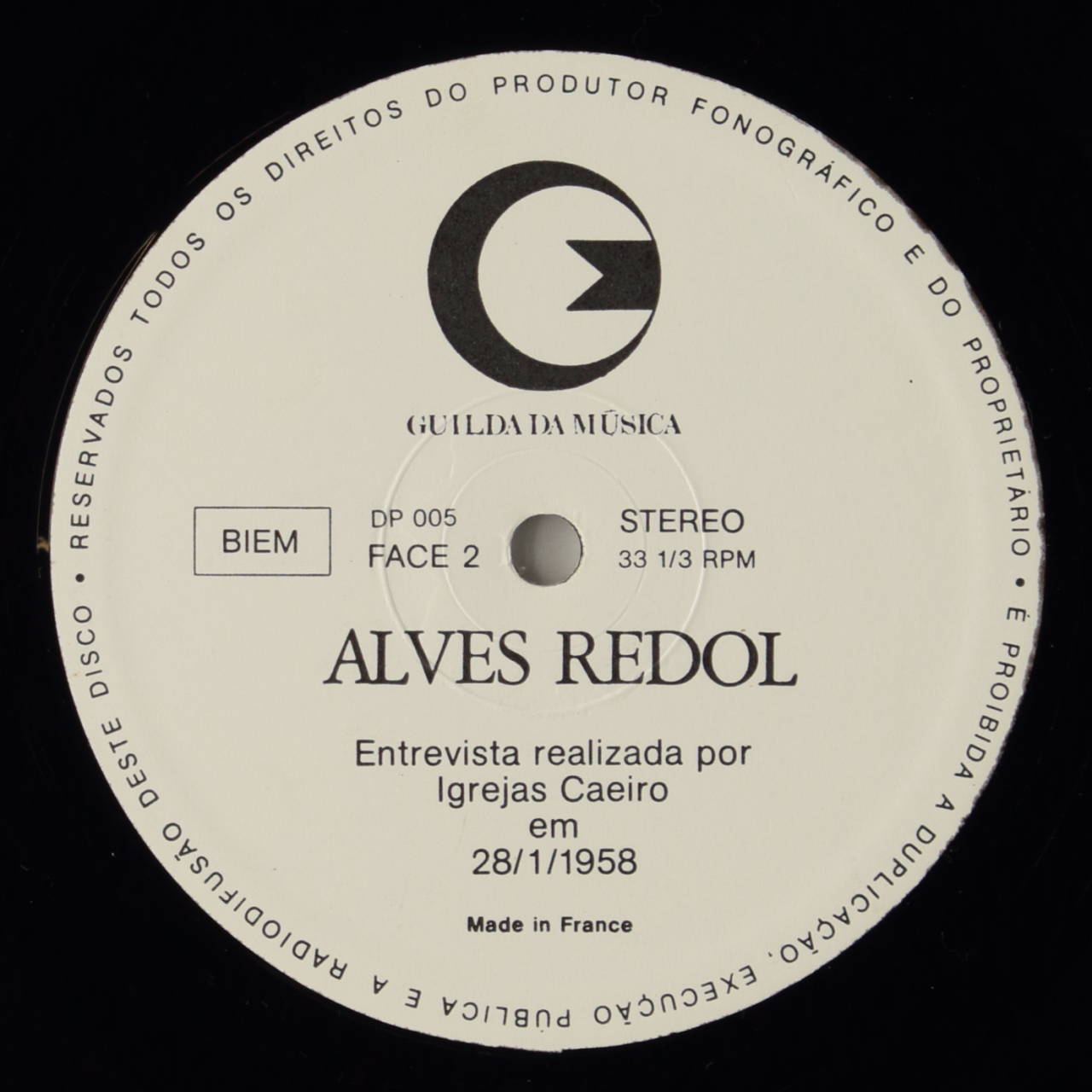 Entrevista 1: Alves Redol
