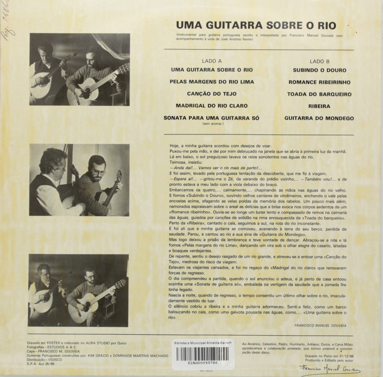 Uma guitarra sobre o rio