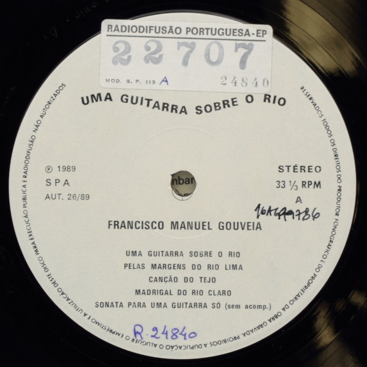 Uma guitarra sobre o rio