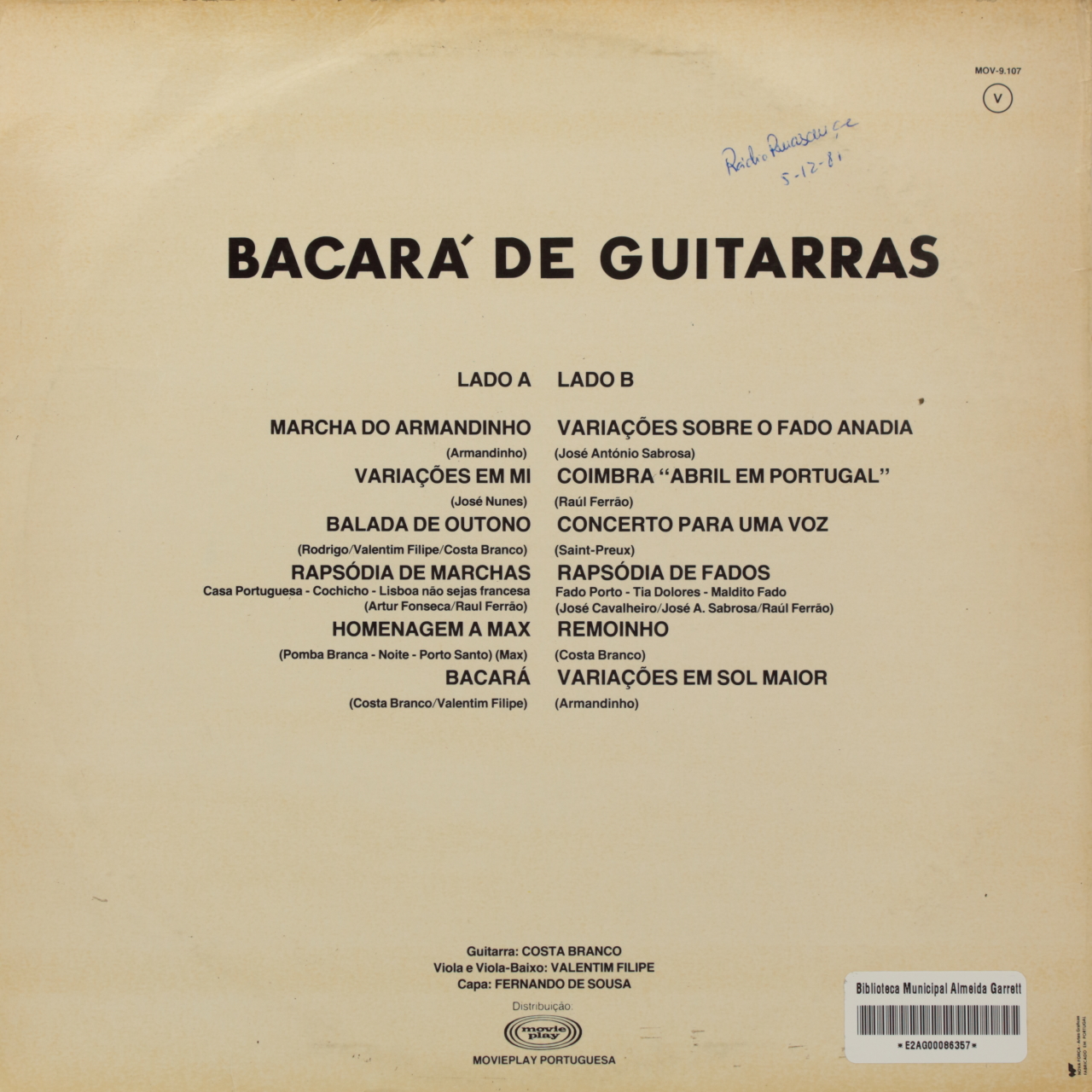 Bacará de guitarras