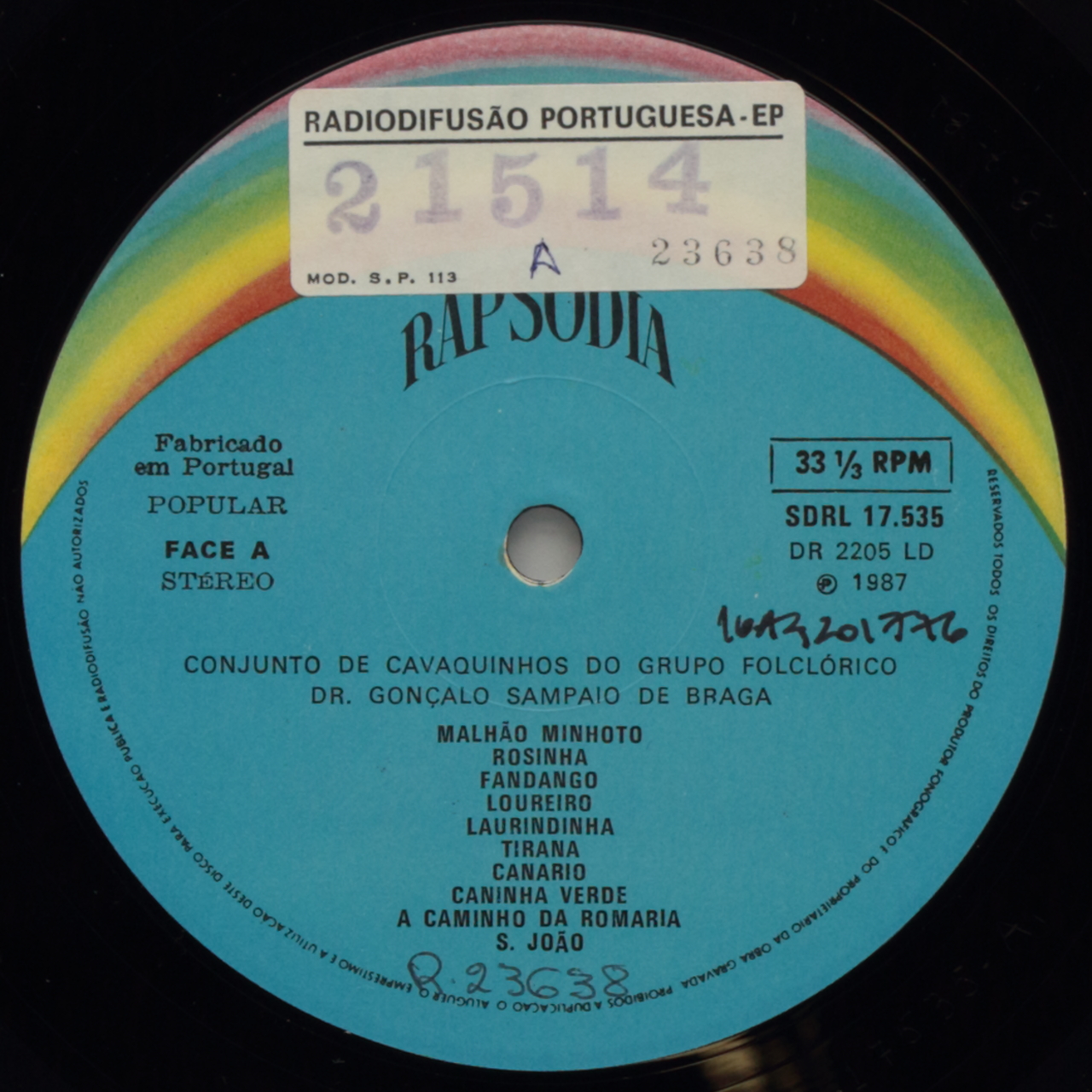 Conjunto de Cavaquinhos do Grupo Folclórico Dr. Gonçalo Sampaio de Braga