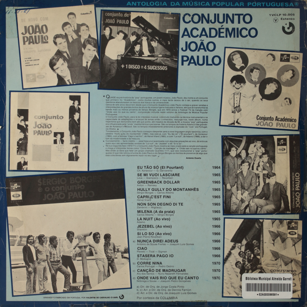 Antologia da música popular portuguesa