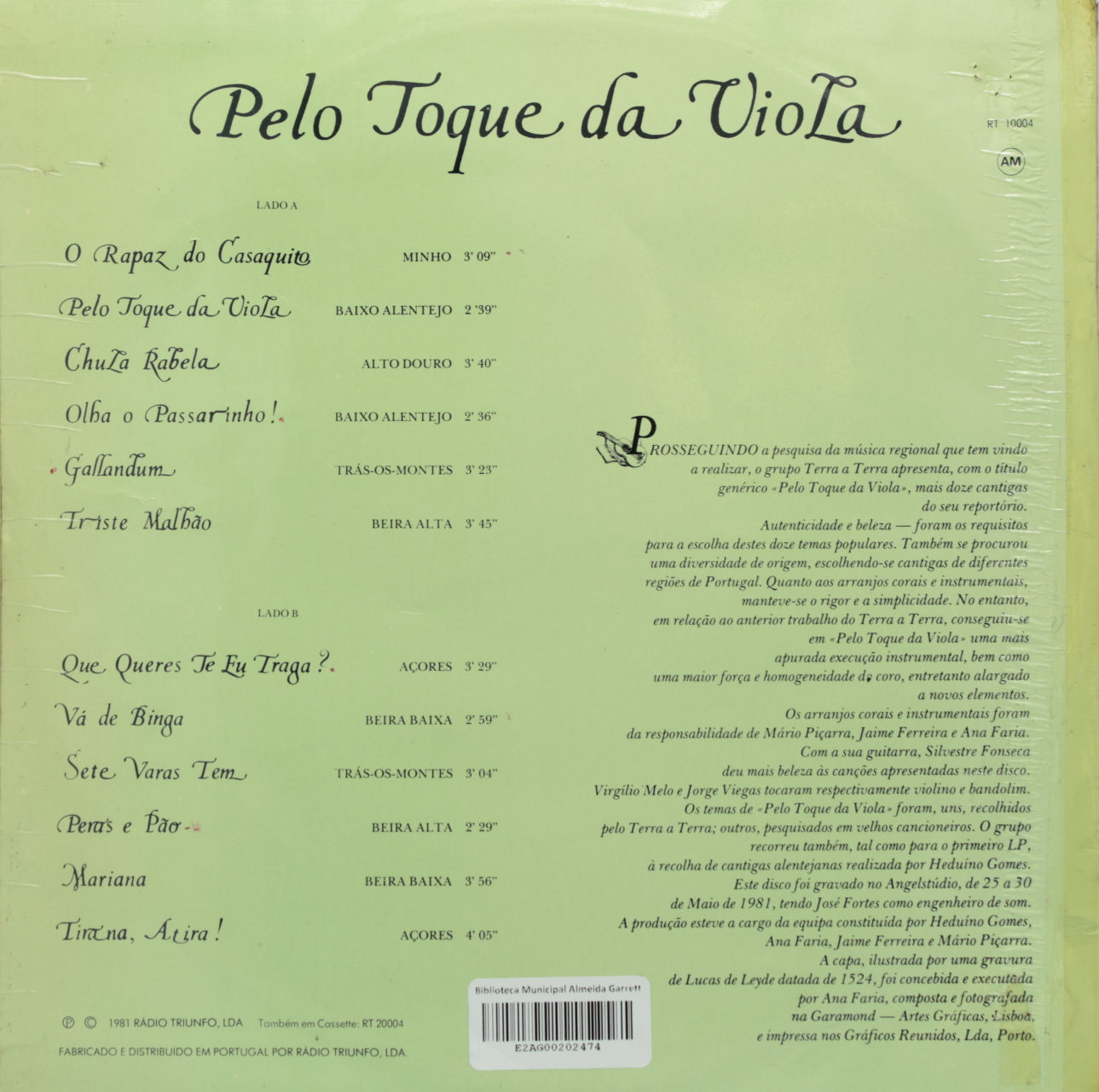 Pelo toque da viola