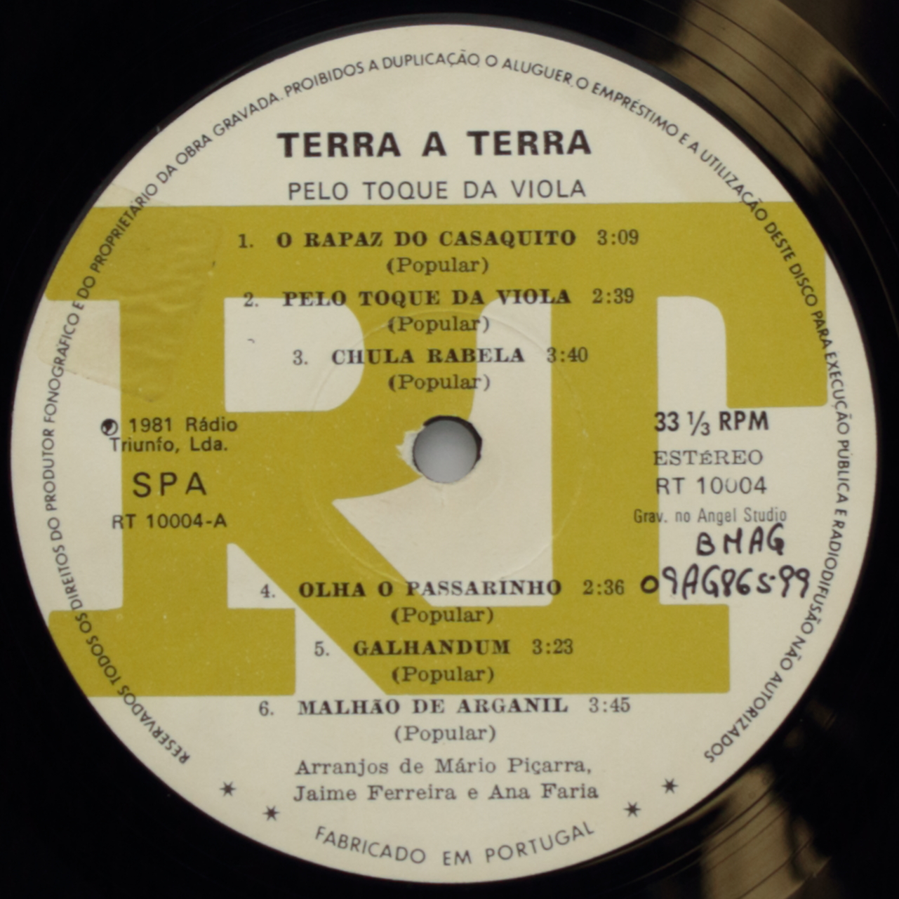 Pelo toque da viola