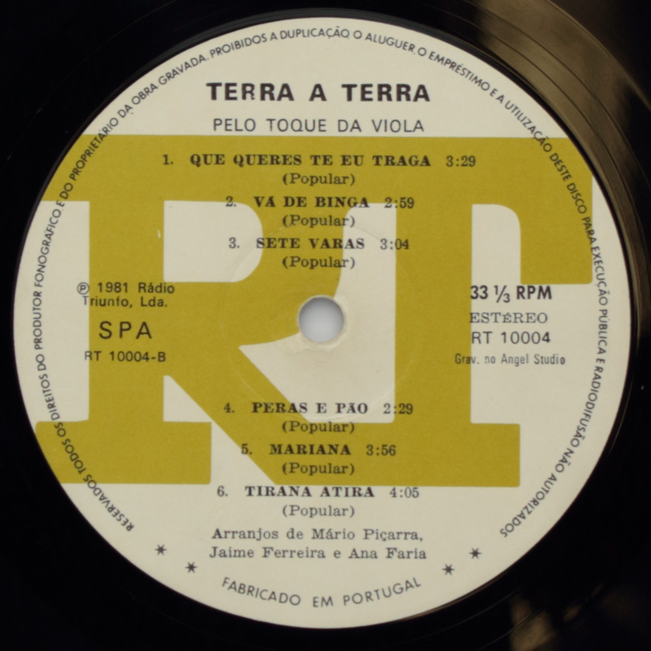Pelo toque da viola