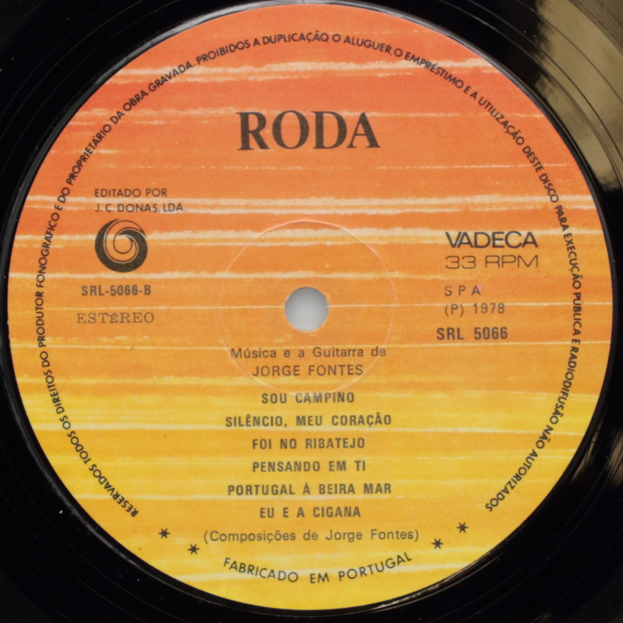 A música e a guitarra de Jorge Fontes