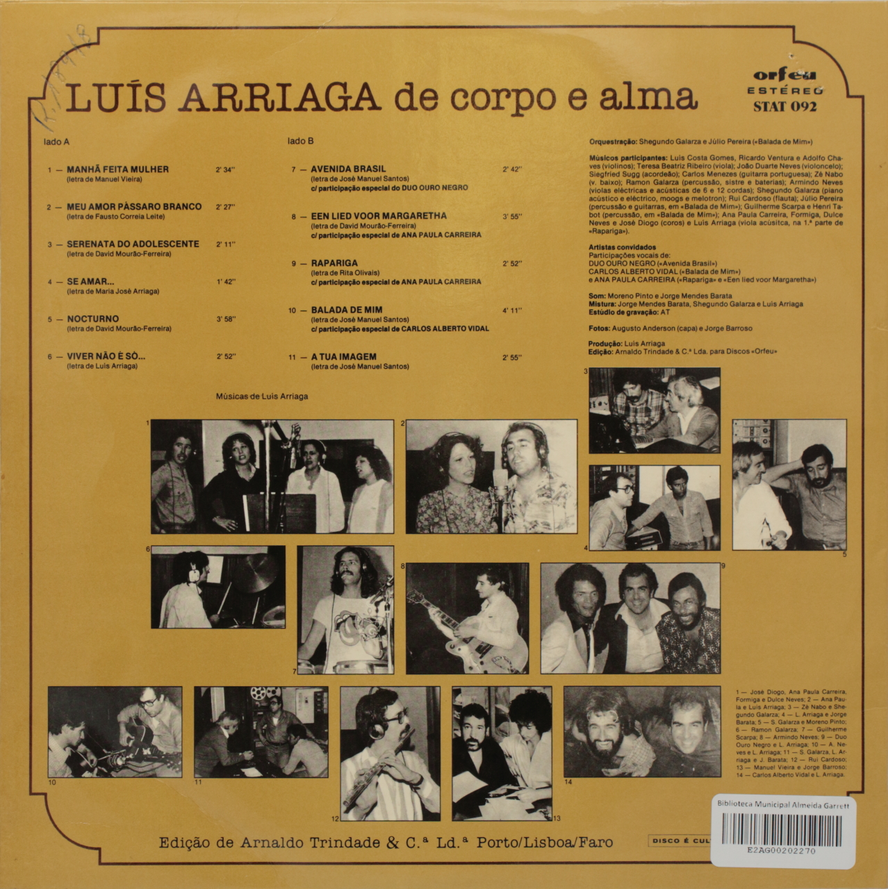Luis Arriaga de corpo e alma