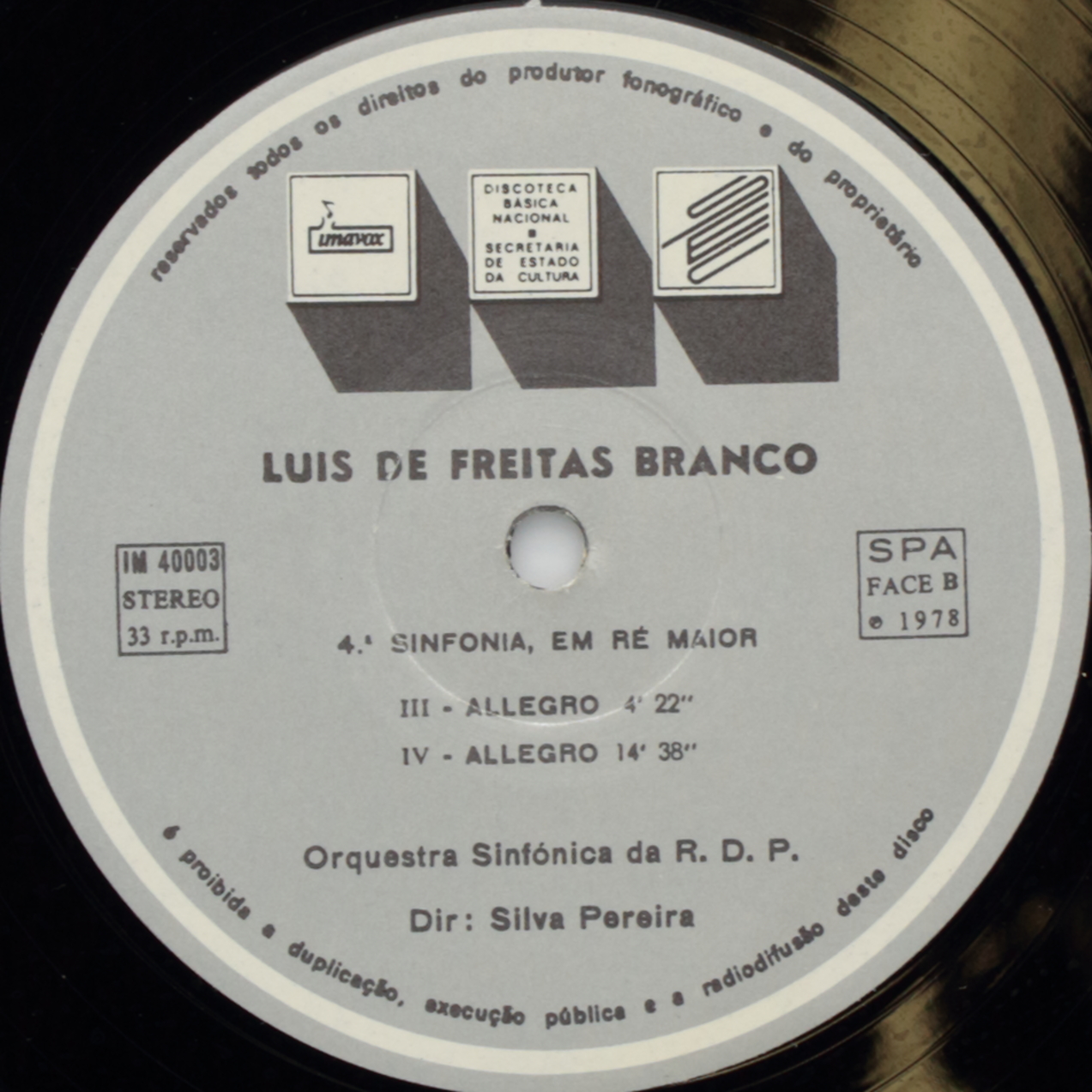 Freitas Branco: Sinfonia nº 4 em Ré Maior