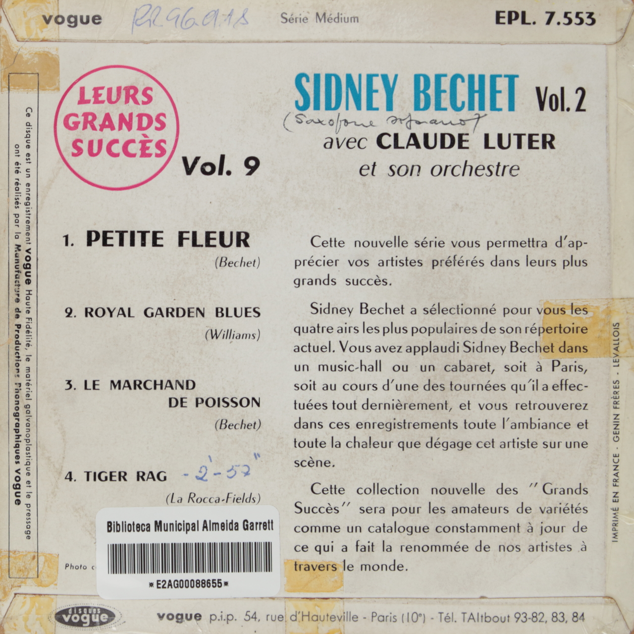 Sidney Bechet Vol. 2