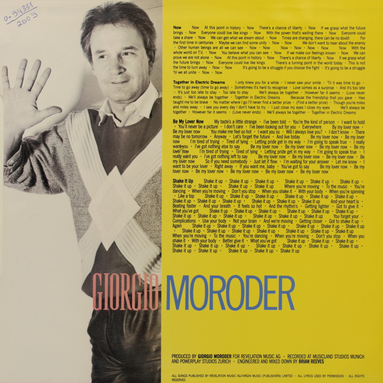 Giorgio Moroder & Philip Oakey