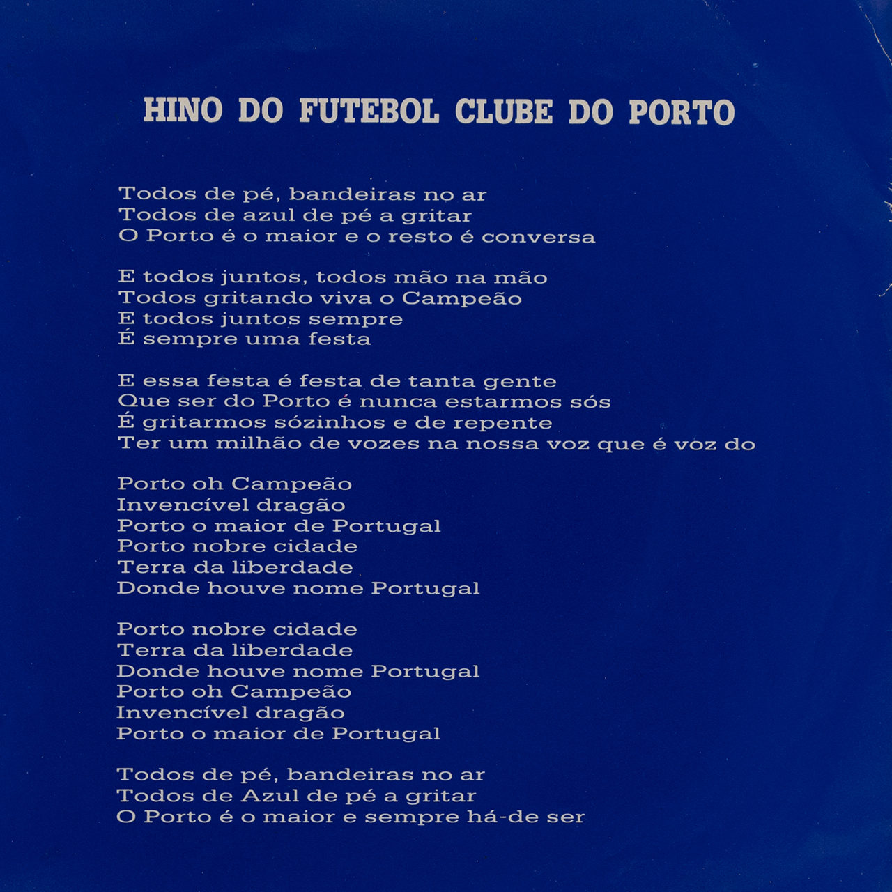 Hino do Futebol Clube do Porto