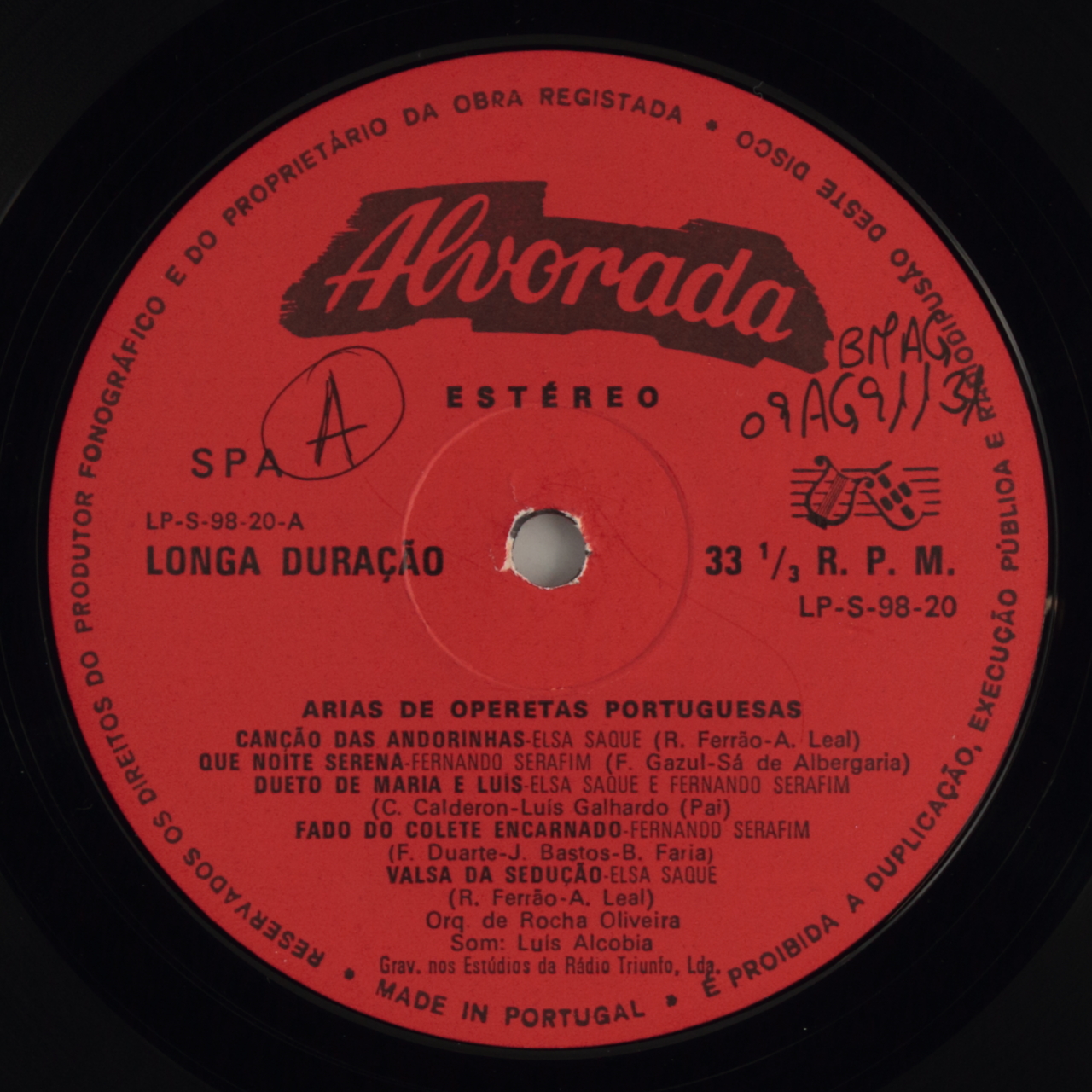 Árias de operetas portuguesas