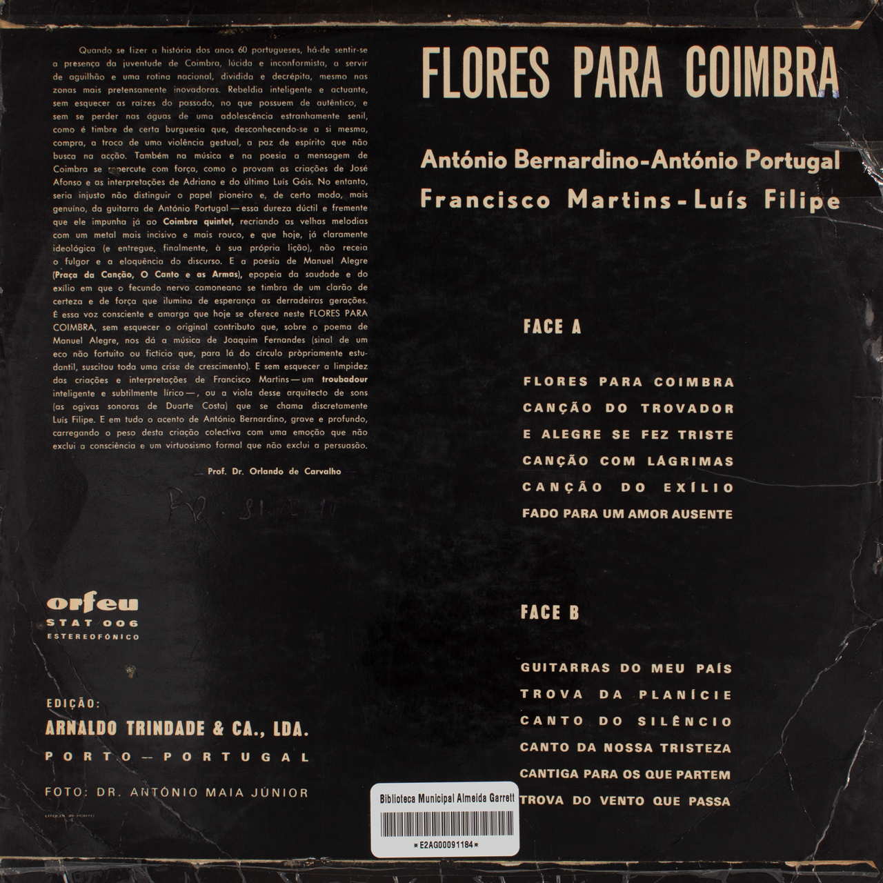 Flores para Coimbra