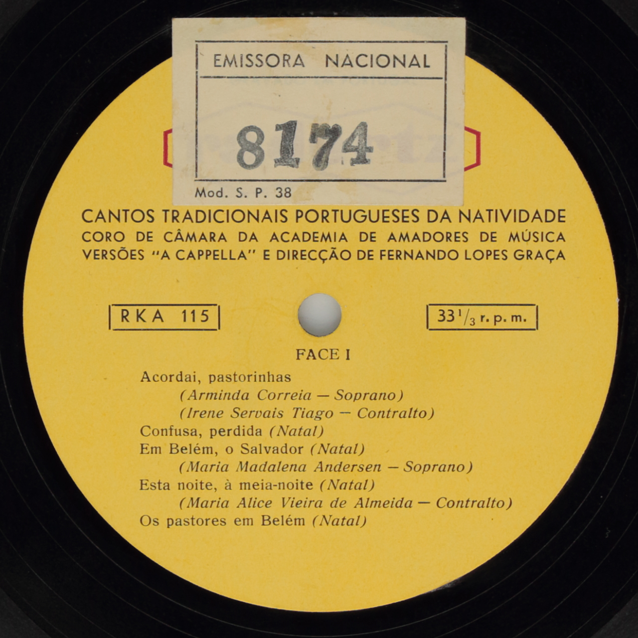 Lopes-Graça: Cantos tradicionais portugueses da natividade