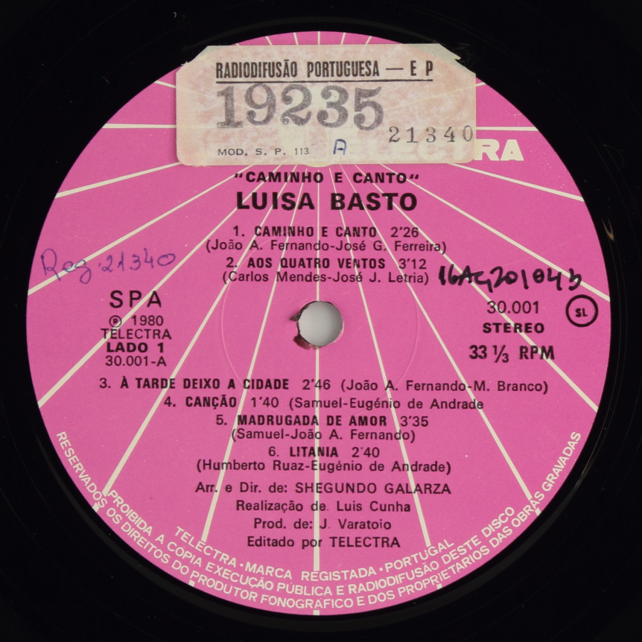 Caminho e canto