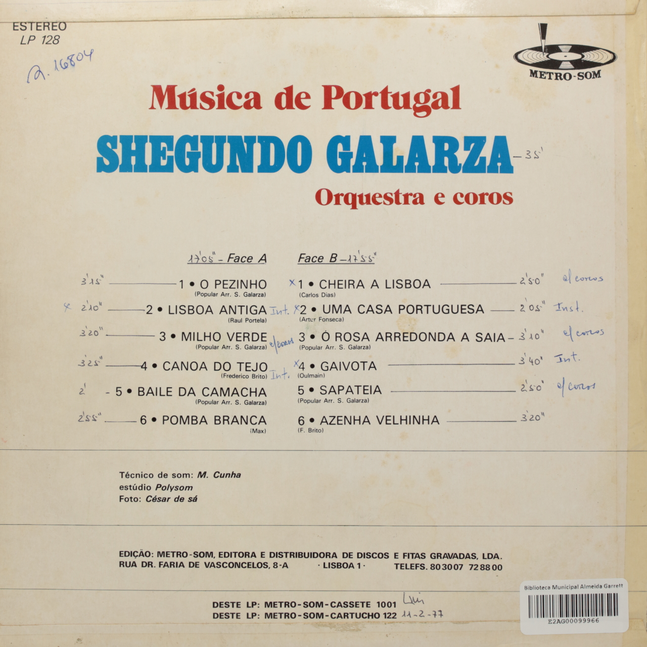 Orquestra e coros