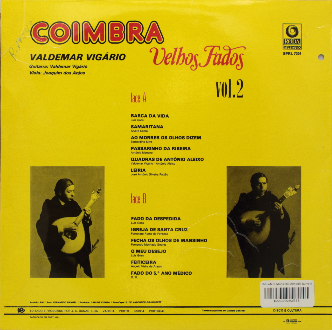 Coimbra: Velhos fados vol. 2