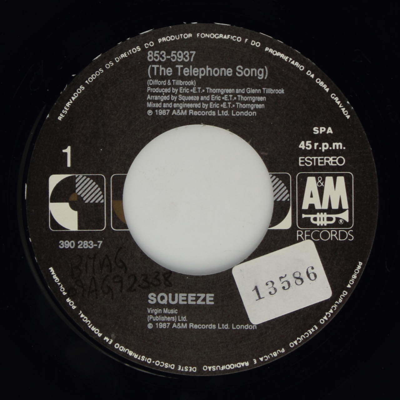853-5937 (The Telephone Song)