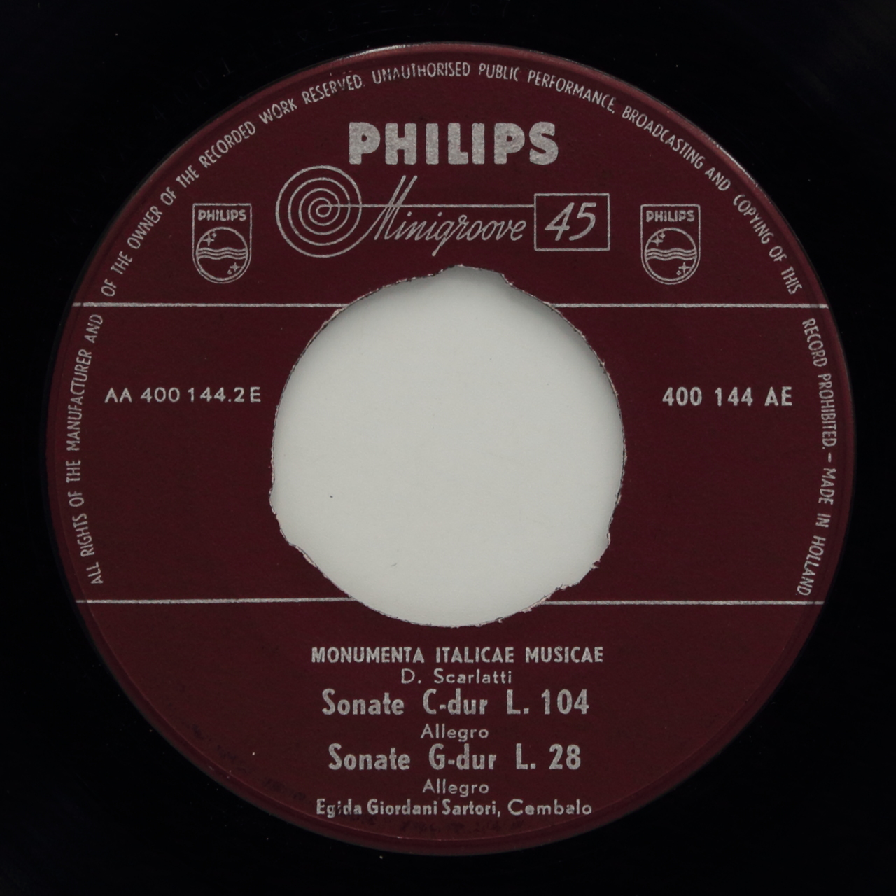 Scarlatti: Sonate L. 14; Sonate L. 104; Sonate L. 3 Suppl; Sonata L. 28