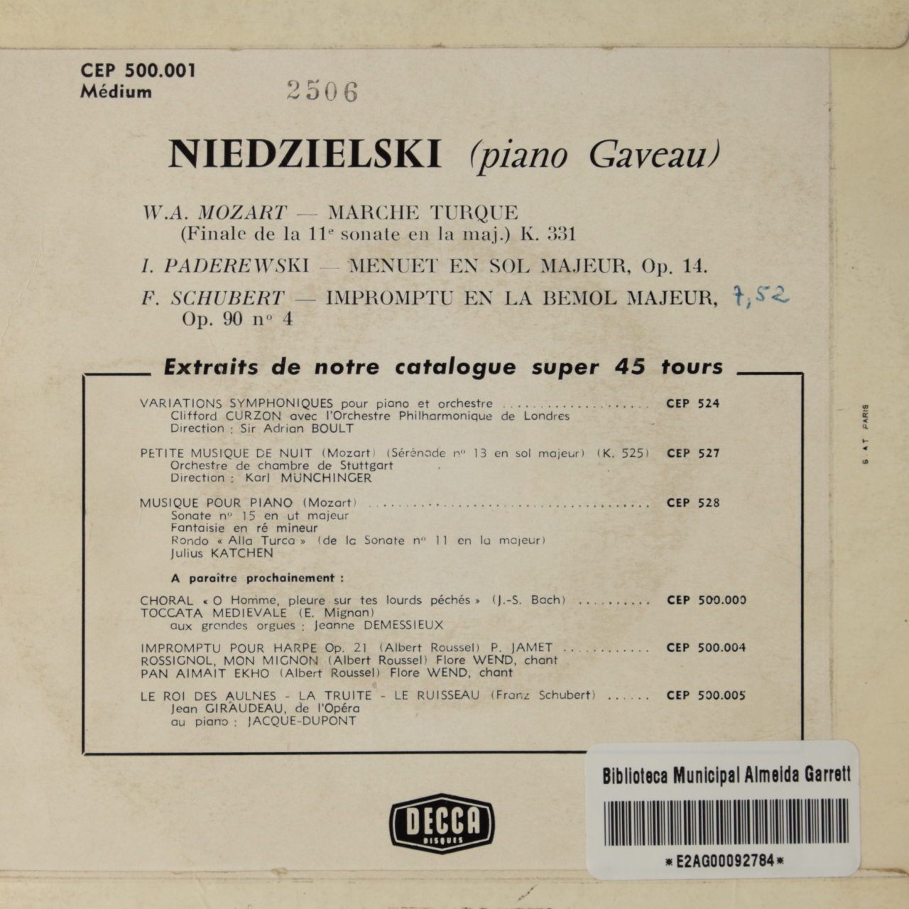 Valses de Niedzielski