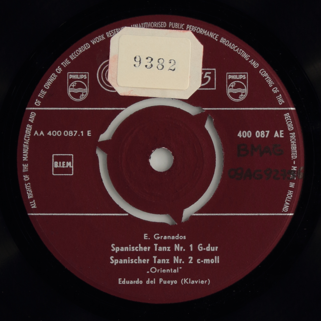 Granados: Spanischer tänze Nr. 1, 2 (Oriental), 11