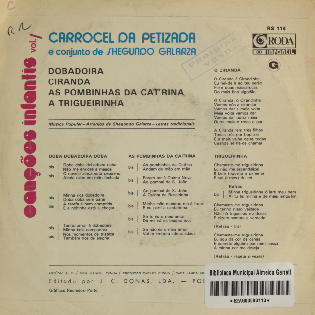 Canções Infantis 1
