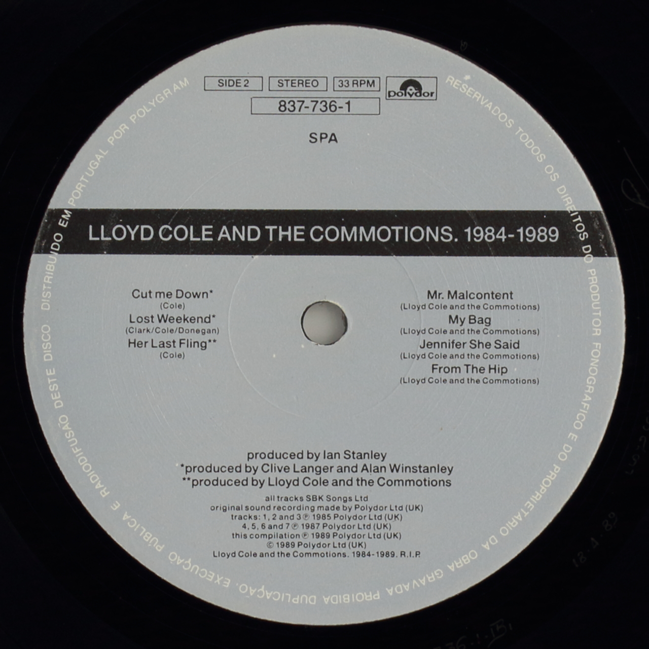 Lloyd Cole and the Commotions 1984-1989