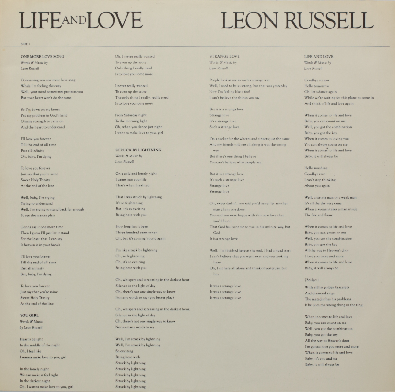 Life and Love