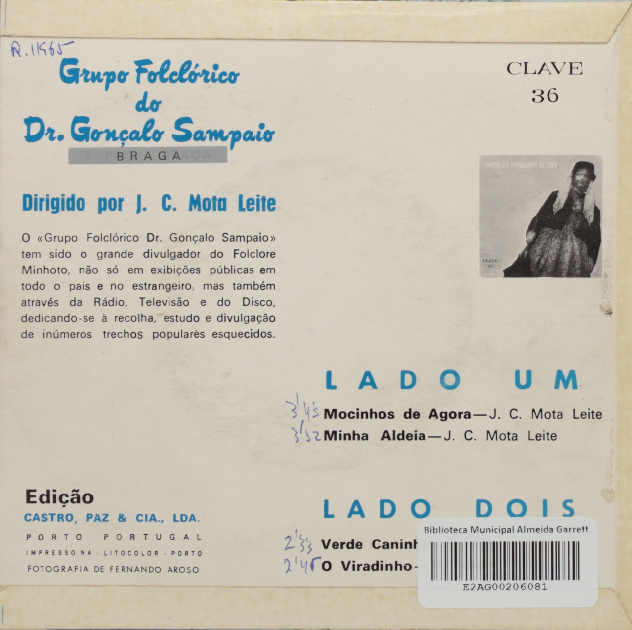 Grupo folclorico do Dr. Gonçado Sampaio