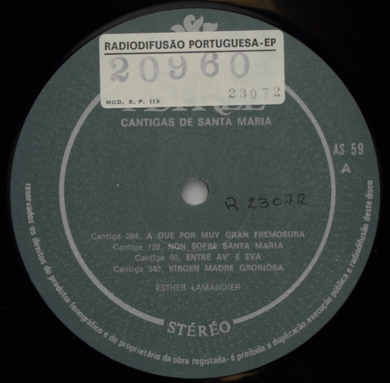 Alfonso el Sabio: Cantigas de Santa Maria