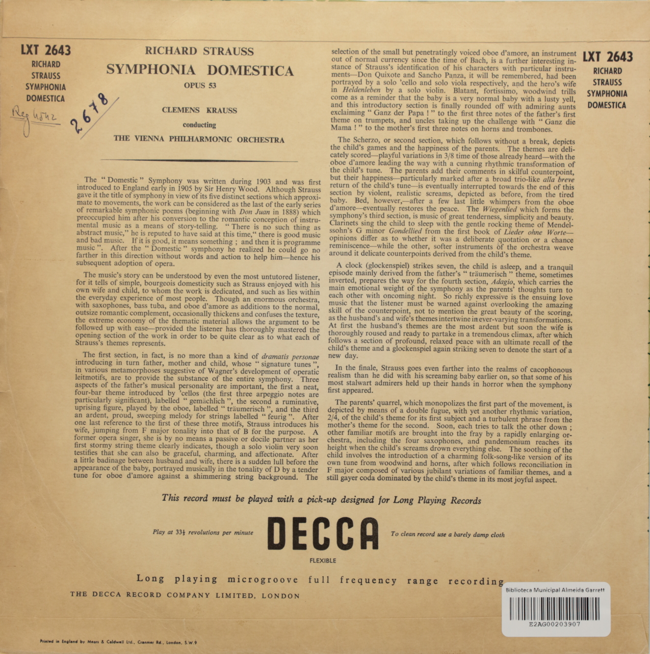 Strauss, Richard: Shymphonia Domestica