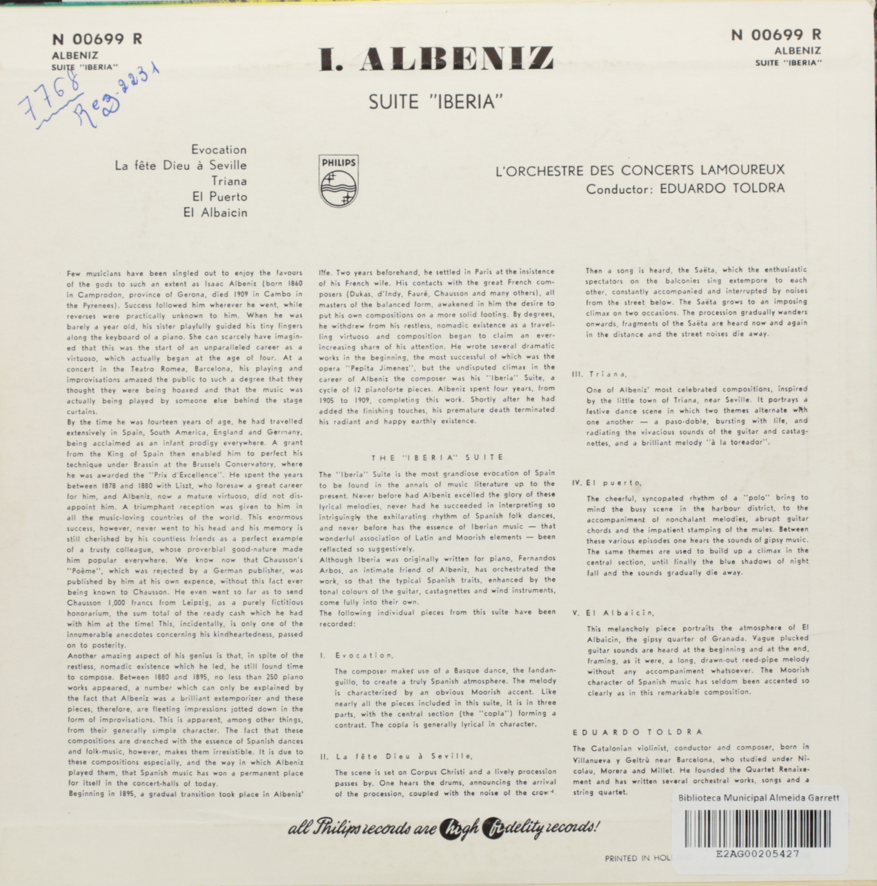 Albéniz: Suite Iberia