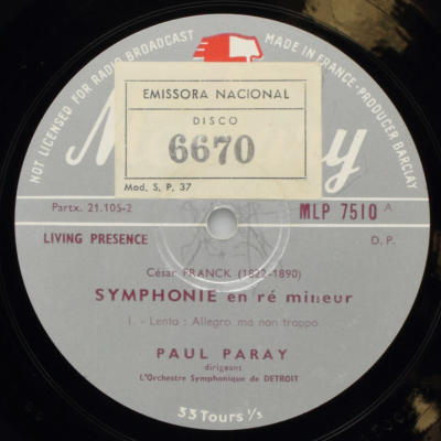 Franck: Symphonie en ré minieur