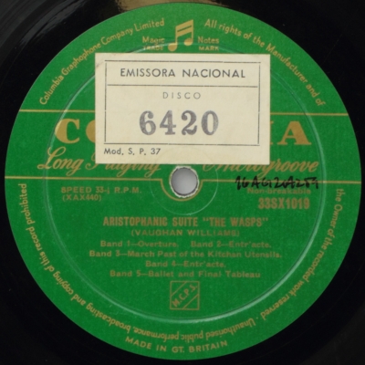 Vaughan Williams: Aristophanic Suite / Bax: Tintagel / Holst: The Perfect Fool