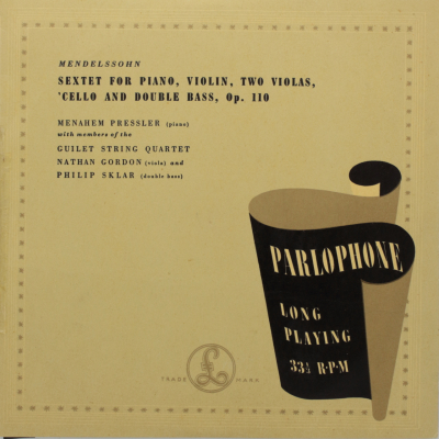 Mendelssohn: Sextet in D major, Op. 110