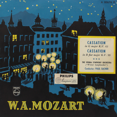 Mozart: Cassation in G major K. V. 63; Cassation in B flat major K. V. 99