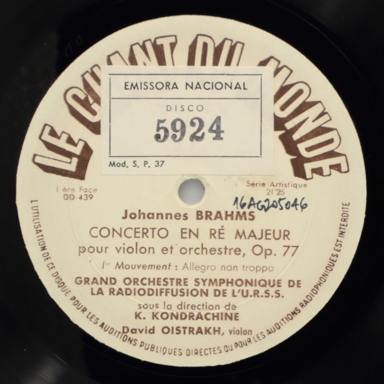 Brahms: Concerto en Re majeur pour violon et orchestre, Op. 77