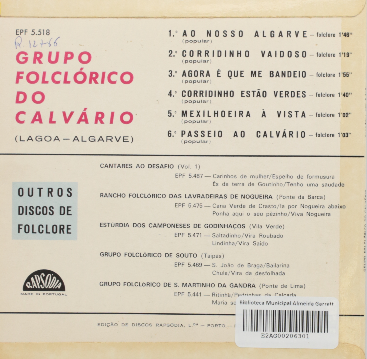 Grupo folclórico do Calvário