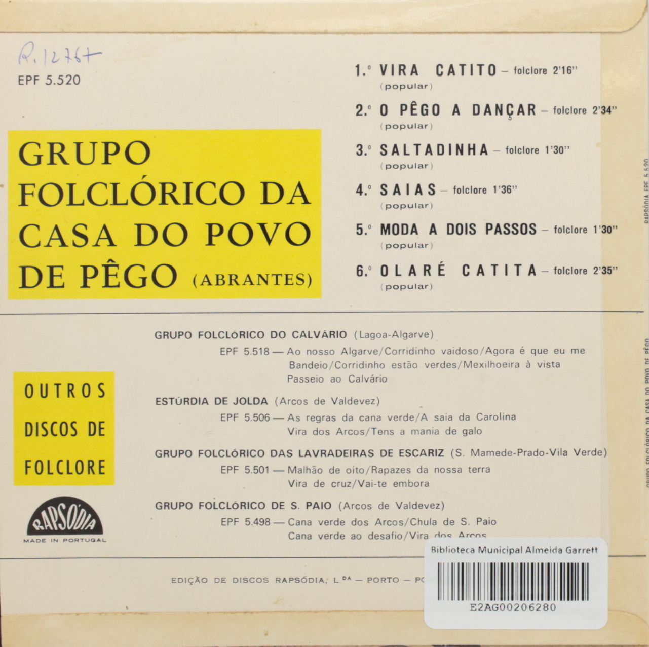Grupo Folclórico da Casa do Povo de Pêgo