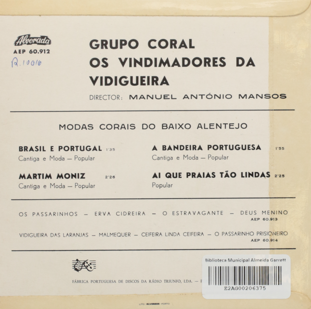 Grupo Coral Os Vindimadores da Vidigueira