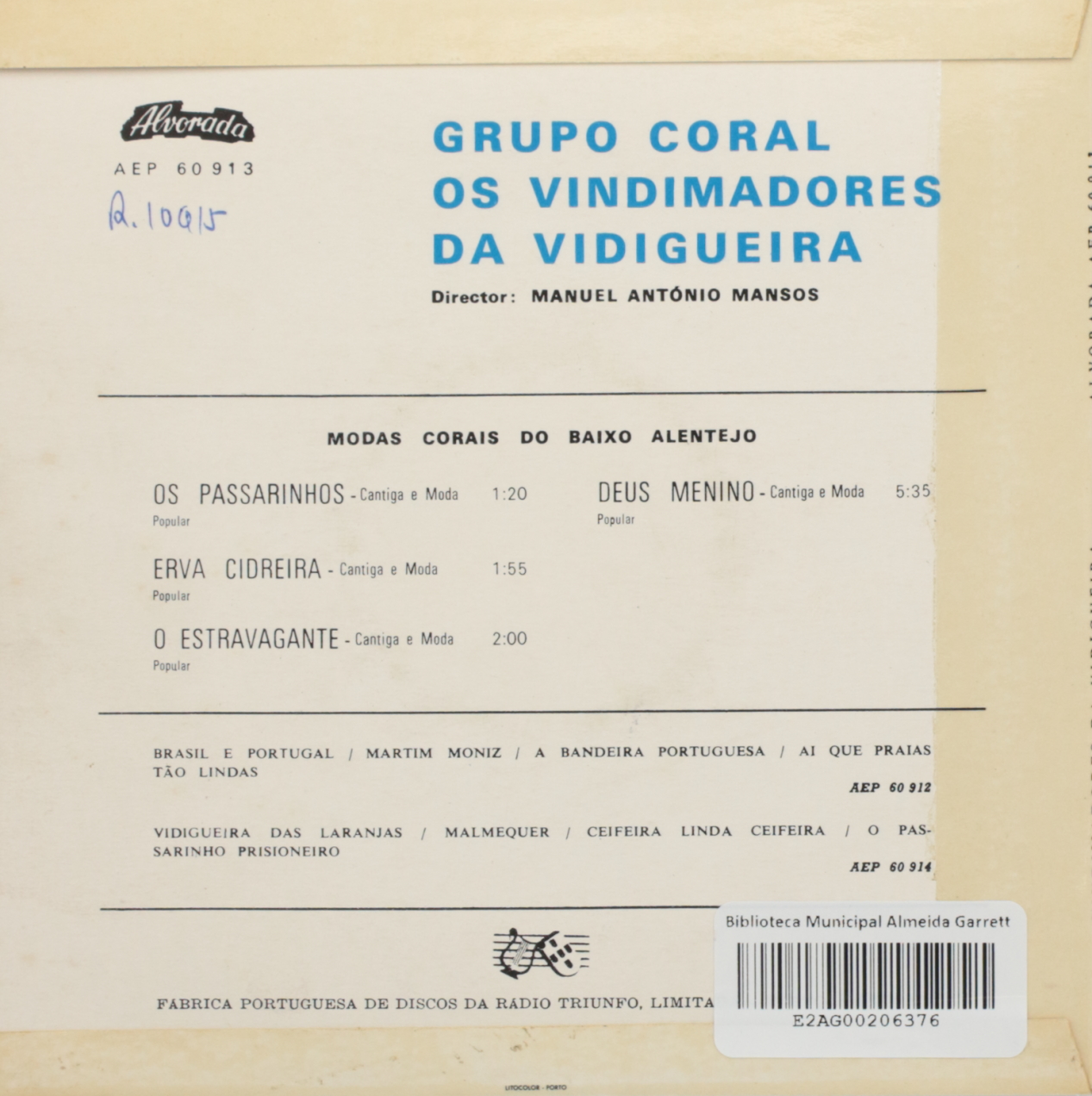 Grupo Coral Os Vindimadores da Vidigueira