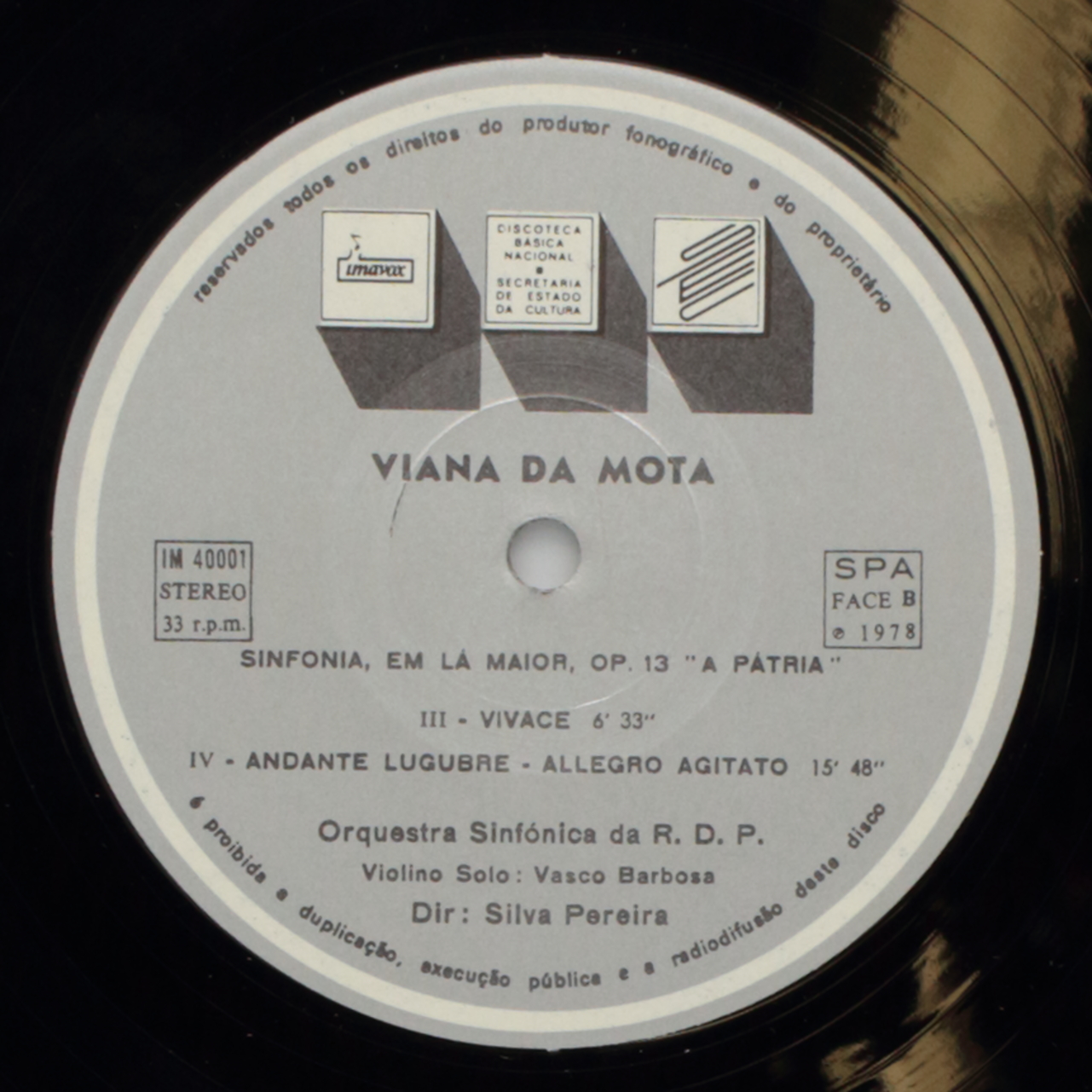 Vianna da Motta: Sinfonia, em Lá maior, Op. 13 
